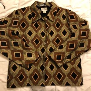 Vintage Like Cropped Jacket